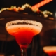 Margarita frozen de fresa con borde escarchado en Primo, restaurante mexicano junto a Sol en Madrid